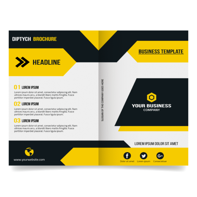 Center Fold brochure